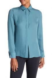 Vince Hi Lo Silk Blouse at Nordstrom Rack